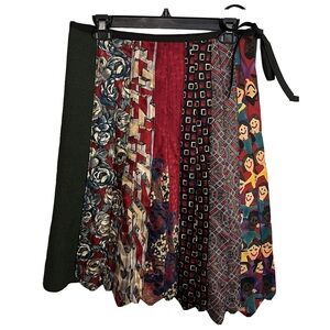 New Women Green 3 Skirt Neck Tie Wrap Adjustable S/M Sustainable Repurposed